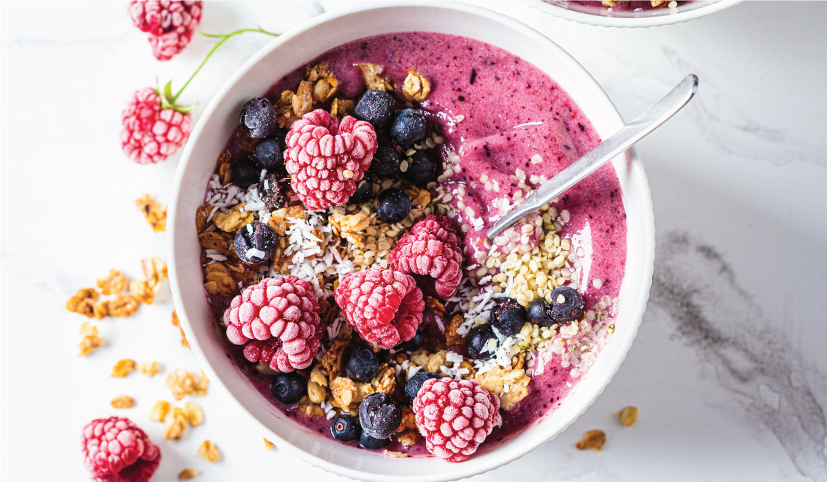 Berry bowl 2 | Biogen SA | [RECIPE] Limited Edition Berry Protein Smoothie Bowl