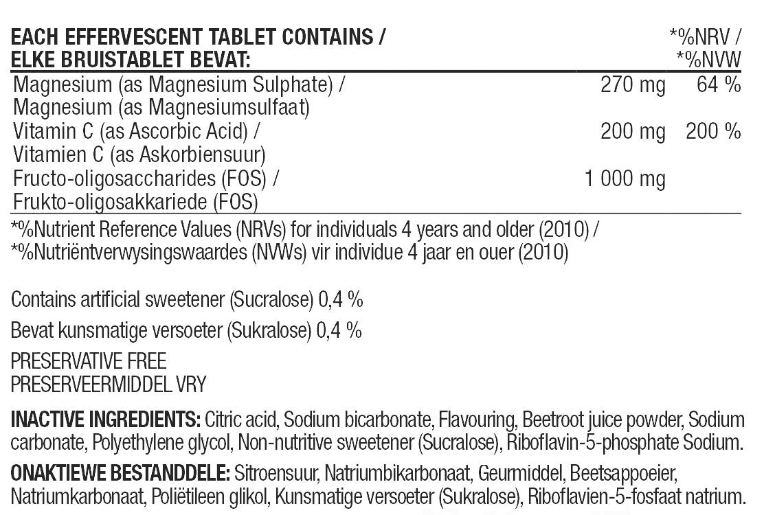 Magnesium Fizzy Fruit Punch - 30's | | Biogen