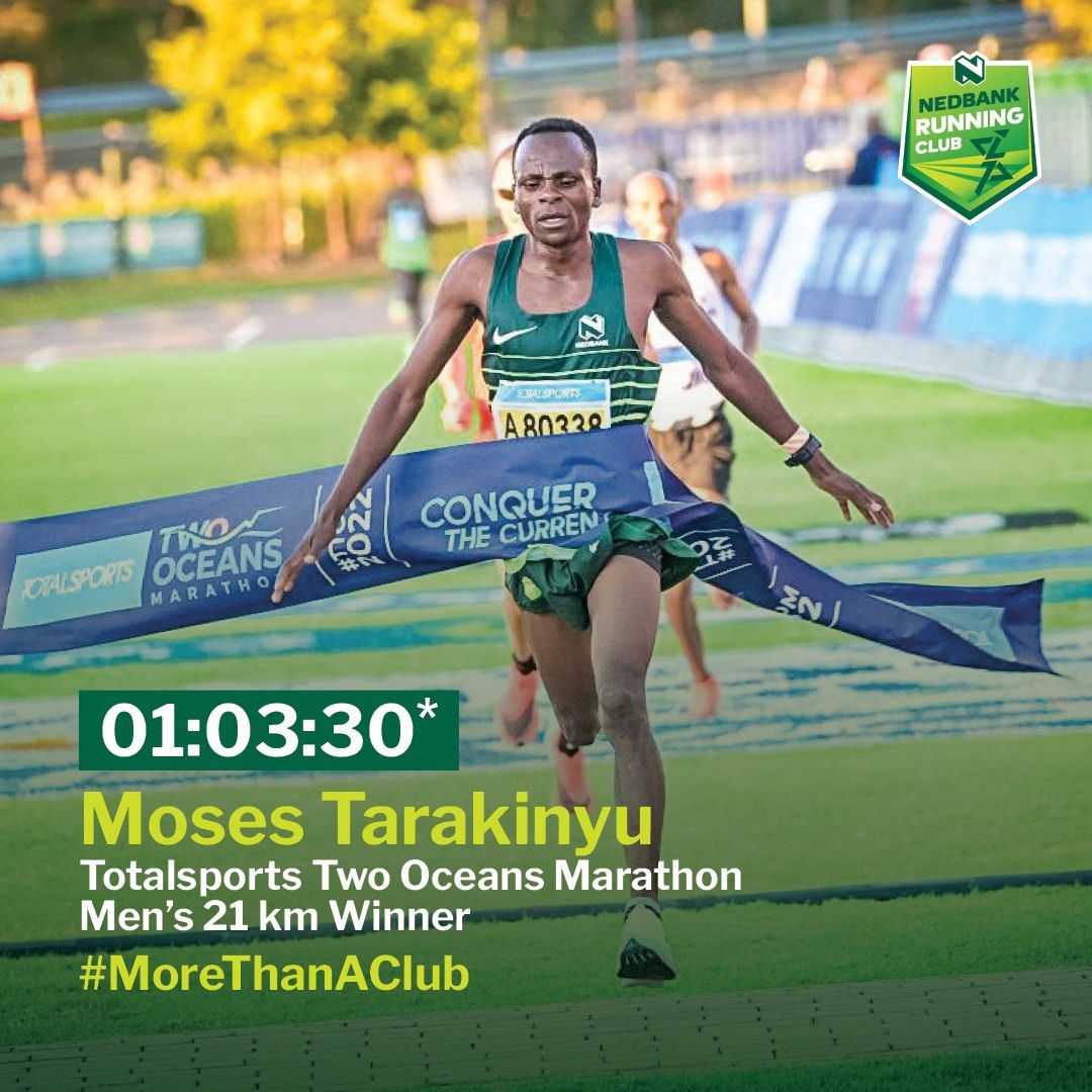 Moses Tarakinyu Two Oceans Marathon 21km Winner 2022