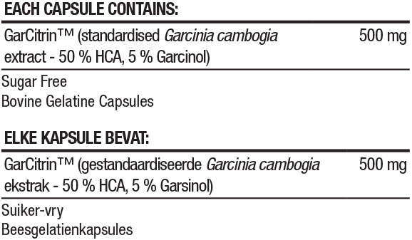 Garcinia Cambogia Nutritable