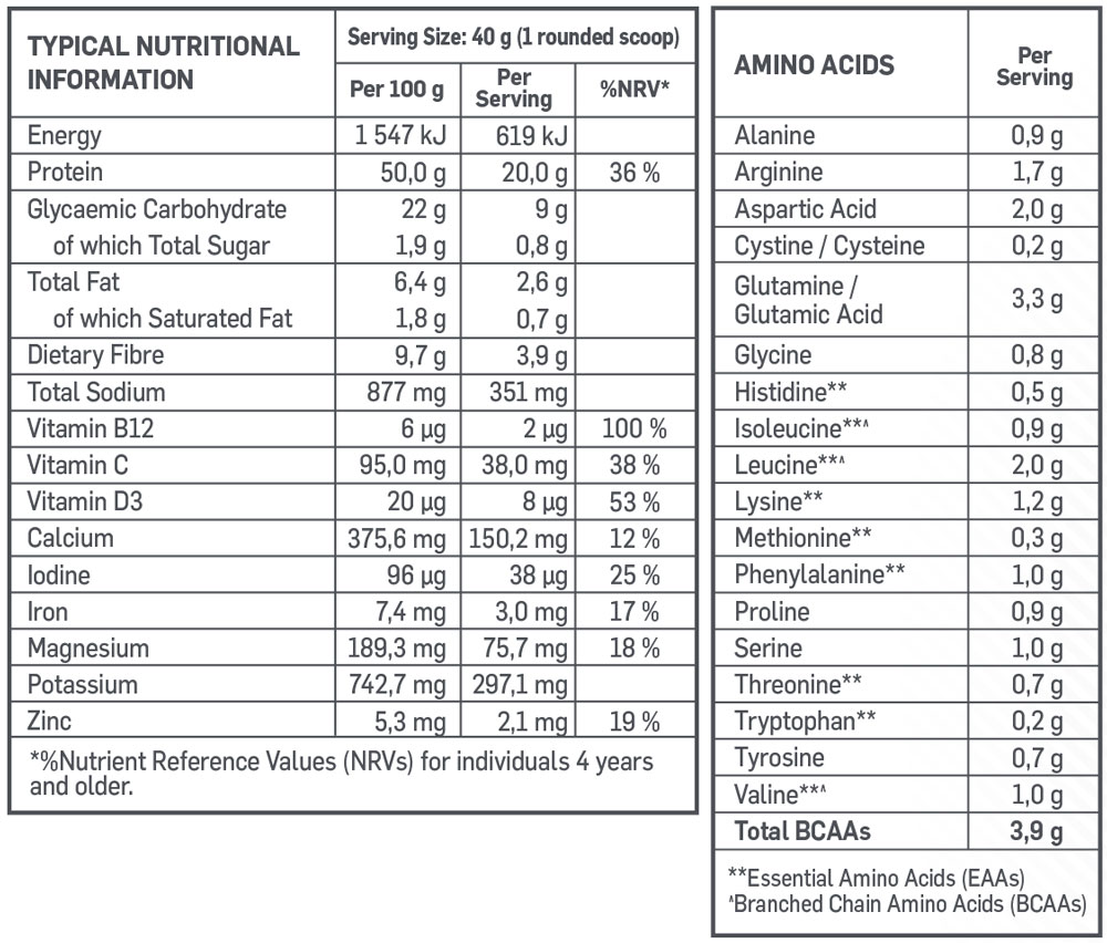 Plant Based Protein Chocolate 700g Nutritable