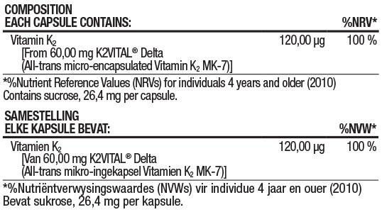 Biogen Vitamin K2 Nutritable, 30s
