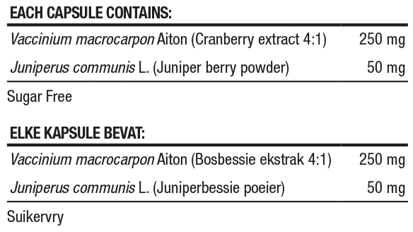 Cranberry Plus Nutritable