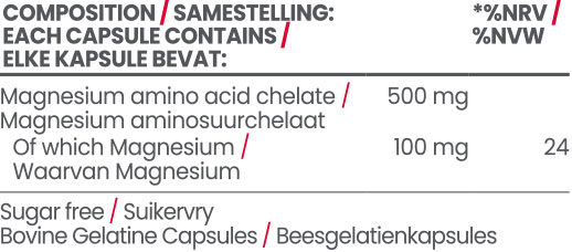 Magnesium Chelate 100mg - 30 Caps 2 | Biogen SA | Magnesium Chelate 100mg - 30 Caps Magnesium Chelate 100mg 30s Nutritable