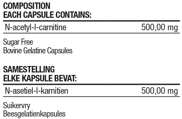Acetyl L-Carnitine Nutritable