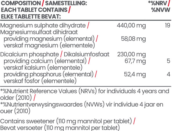 Slow Release Magnesium 90s Nutritable