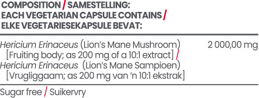 Lions Mane Extract 30s Nutritable