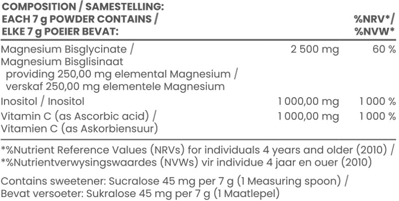 Biogen Magnisol Sleep Powder 210g Nutritable