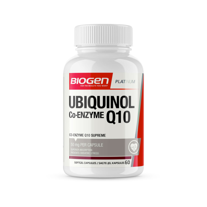 Ubiquinol Co-Enzyme Q10 50mg - 60 Caps