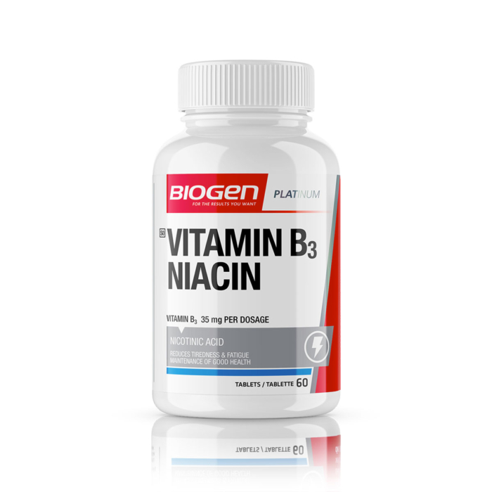 Vitamin B3 Niacin 35mg - 60 Tabs