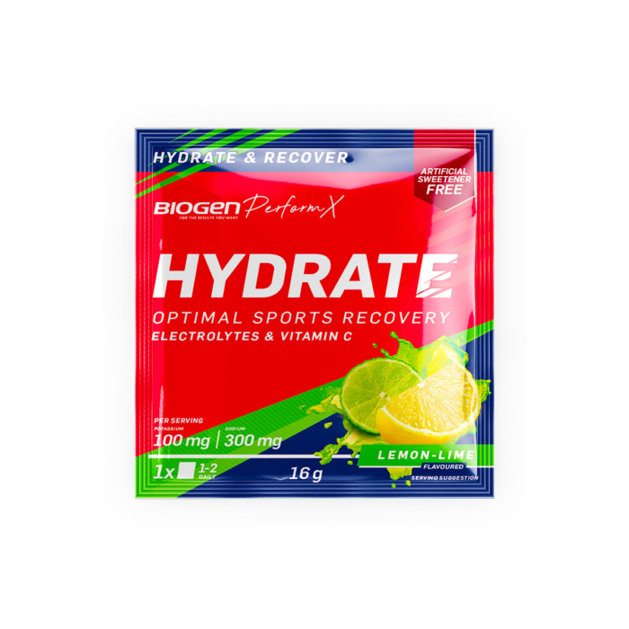 Hydrate Powder Sachet Lemon Lime - 16g