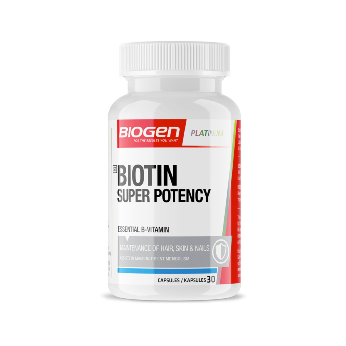 Biotin Super Potency 500µg - 30 Caps