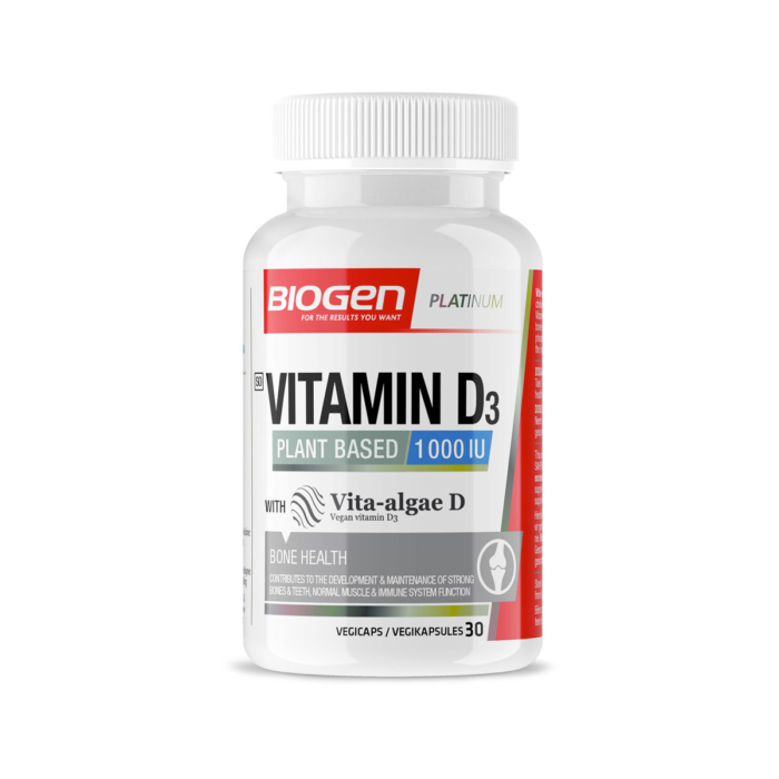 Vegan Vitamin D3 1000IU - 30 Vegecaps