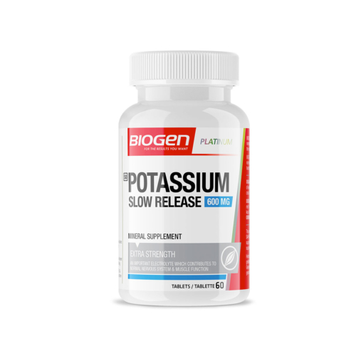 Potassium Slow Release 600mg - 60 Tabs