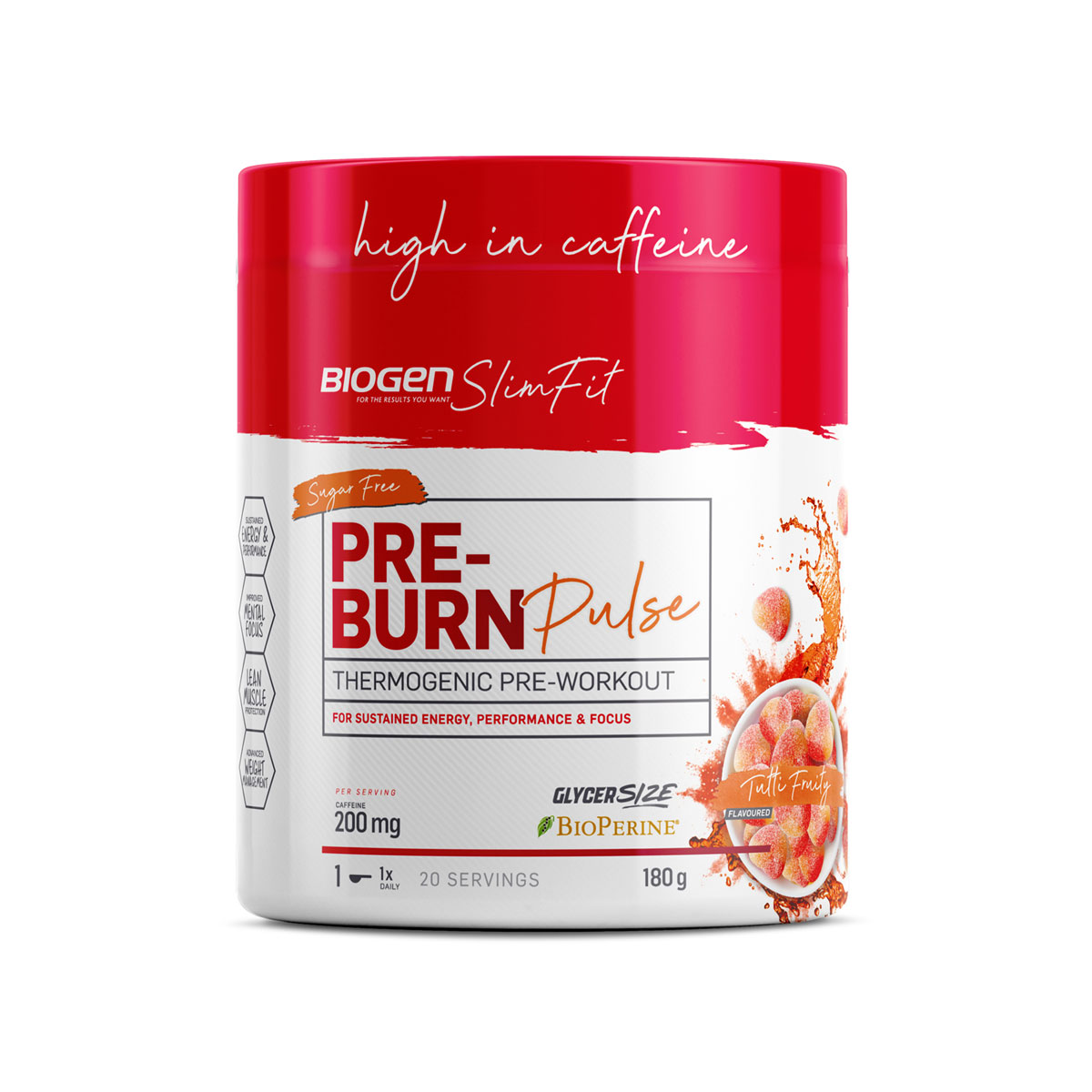 Pre-Burn Pulse Thermogenic Pre-Workout - 180g / Assorted