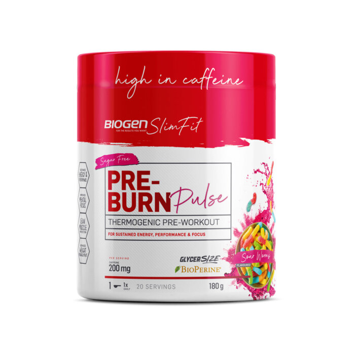 Pre-Burn Pulse Sour Worms - 180g