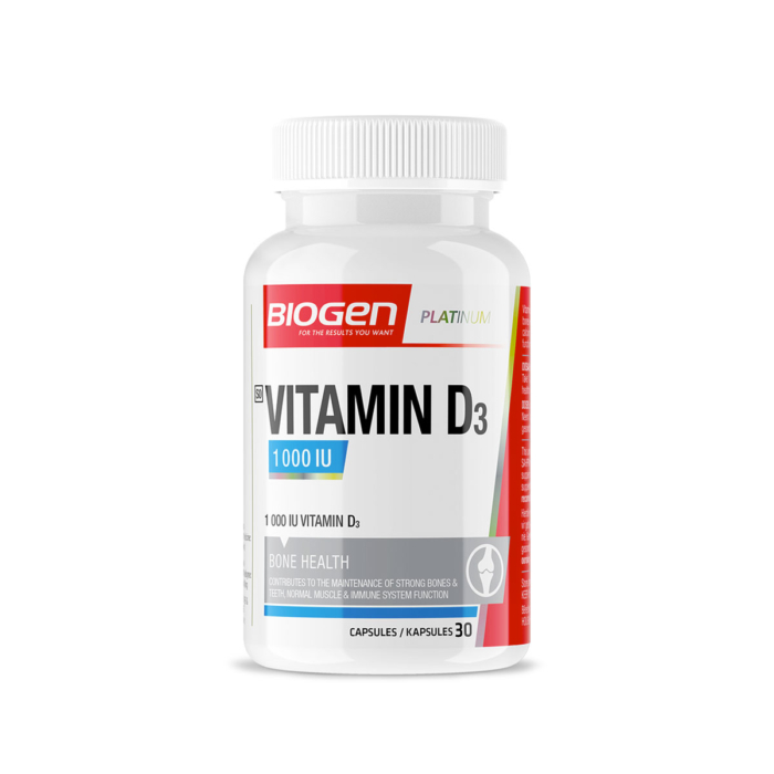 Vitamin D3 1000iu Bone Health - 30 Caps