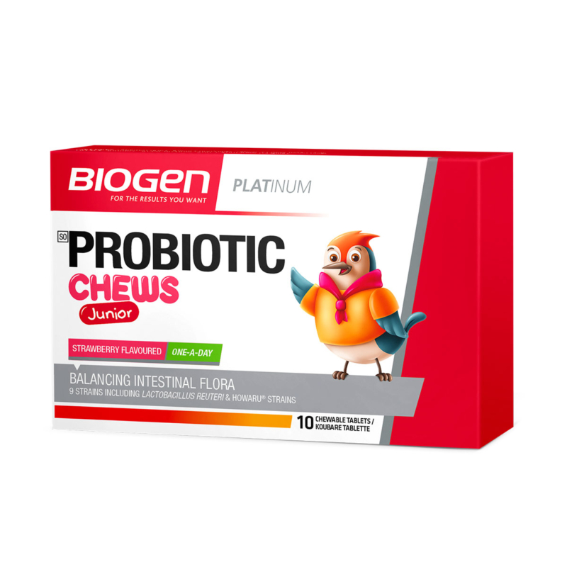 Junior Probiotic Chews Strawberry 10 Tabs Biogen Junior Probiotic Chews Strawberry 10 Tabs Biogen