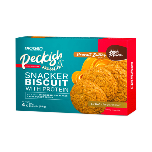 Snacker Biscuit with Protein Peanut Butter - 48g