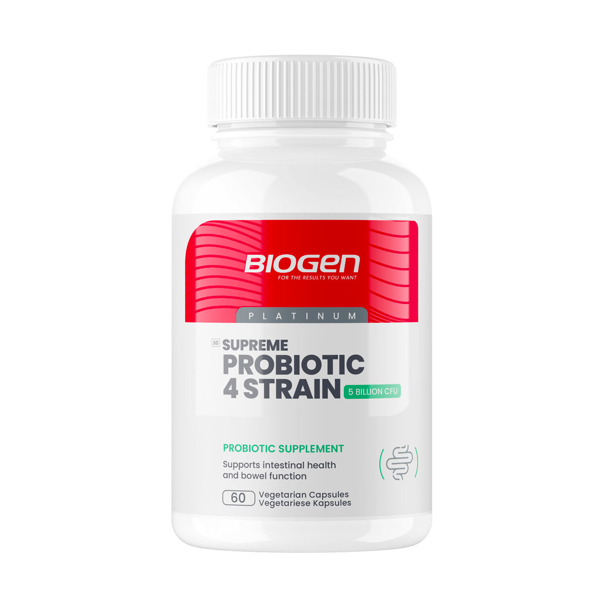 Supreme Probiotic 4-Strain - 60 Vegecaps 1 | Biogen SA | Supreme Probiotic 4-Strain - 60 Vegecaps Biogen Supreme Probiotic 4-Strain - 60 Vegecaps