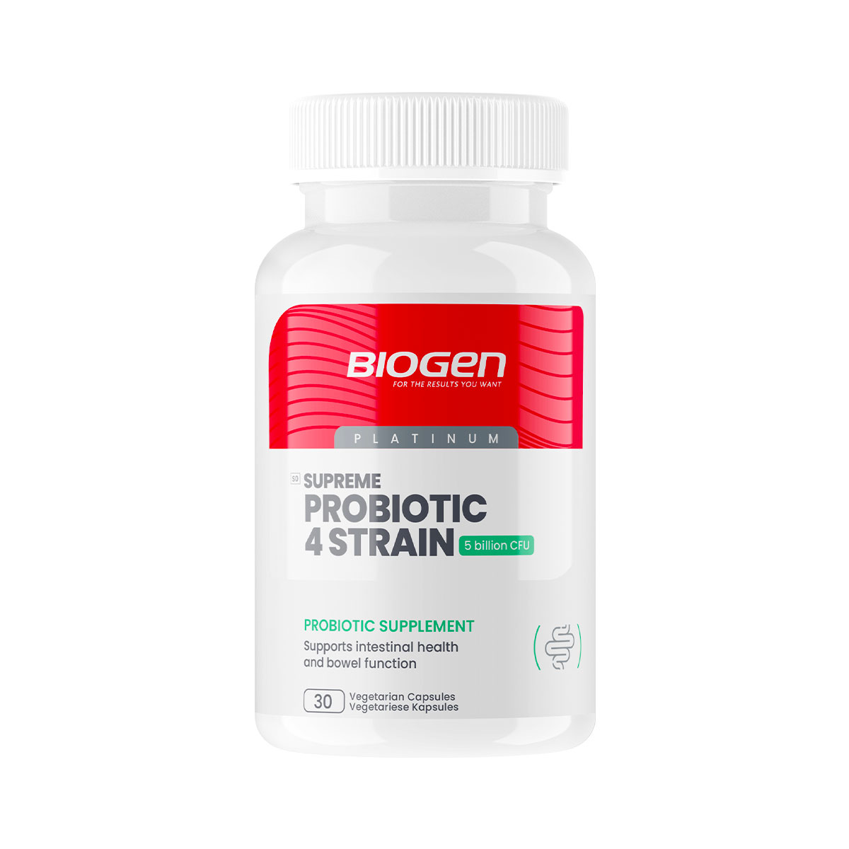 Supreme Probiotic 4-Strain - 30 Vegecaps 1 | Biogen SA | Supreme Probiotic 4-Strain - 30 Vegecaps Biogen Supreme Probiotic 4-Strain - 30 Vegecaps