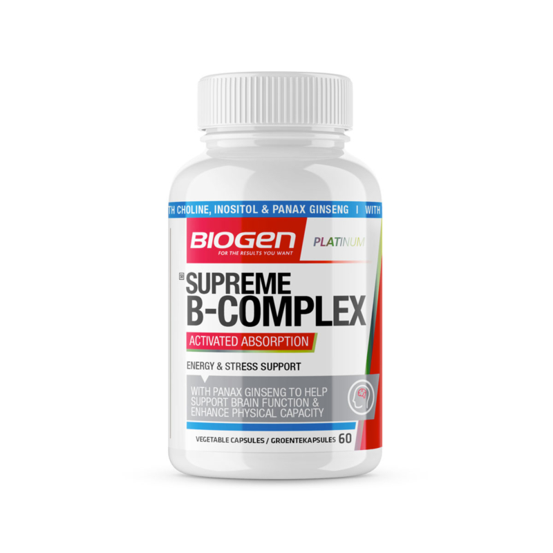 Supreme B-Complex - 60 Vegecaps | | Biogen