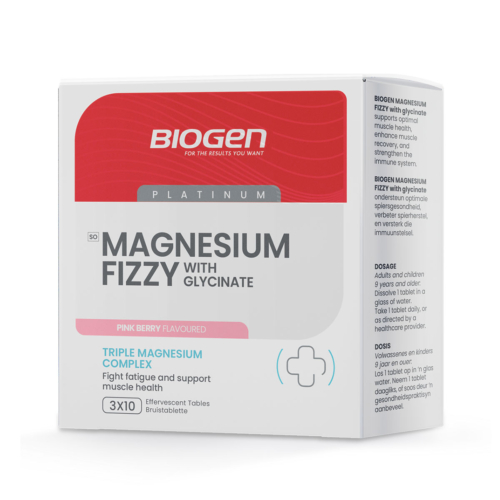 Magnesium Fizzy Triple Complex Pink Berry - 30 Tabs