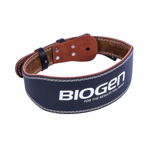 Biogen Cowhide Weight Lifting Belt - Large