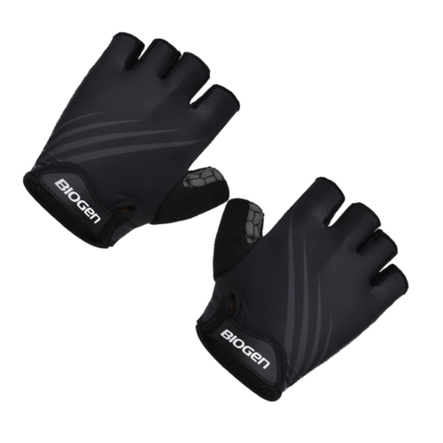 Biogen Unisex Cycling Gloves Black - Large