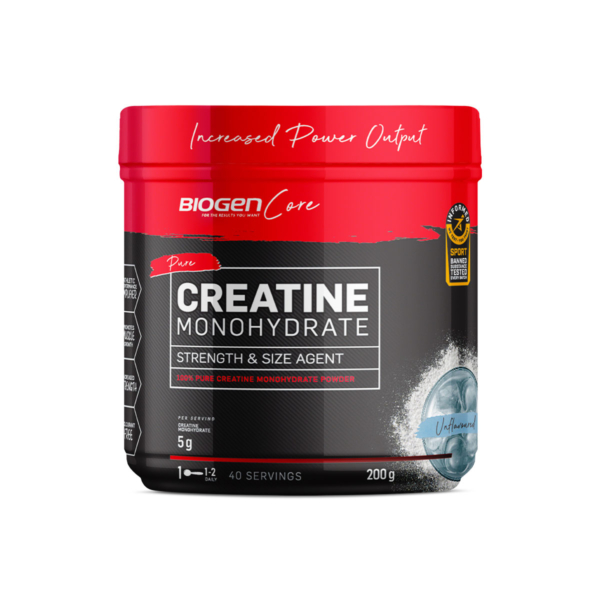 Pure Creatine Monohydrate Powder 200g Biogen 