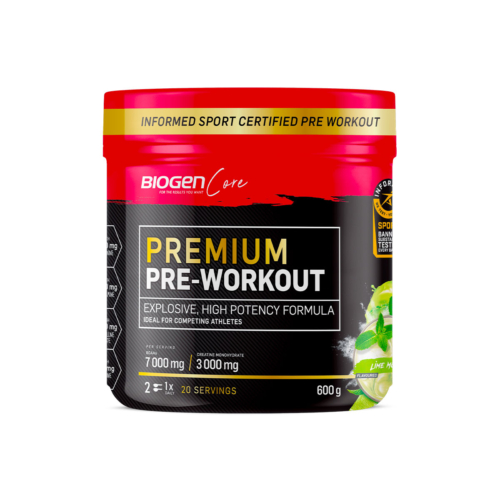 Premium Pre-Workout Lime Mojito - 600g