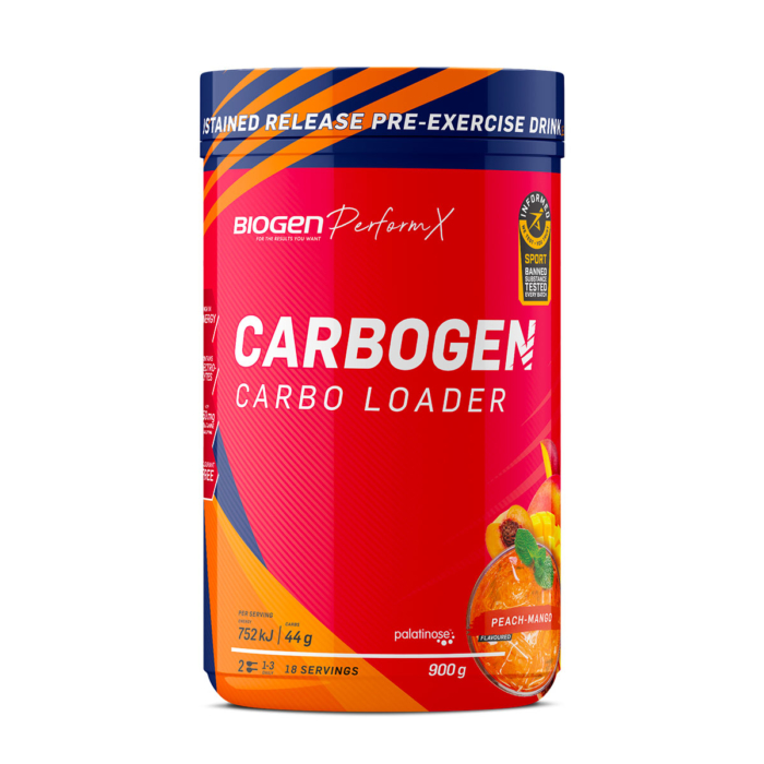 Carbogen Low GI Carbo Loader Peach Mango - 900g
