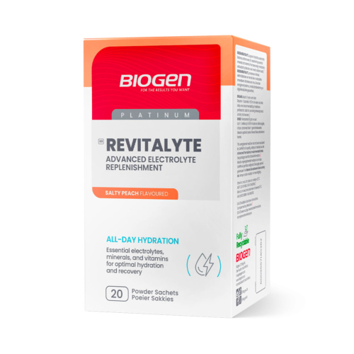 REVITALYTE Electrolyte Replenishment Powder Salty Peach - 20 Sachets