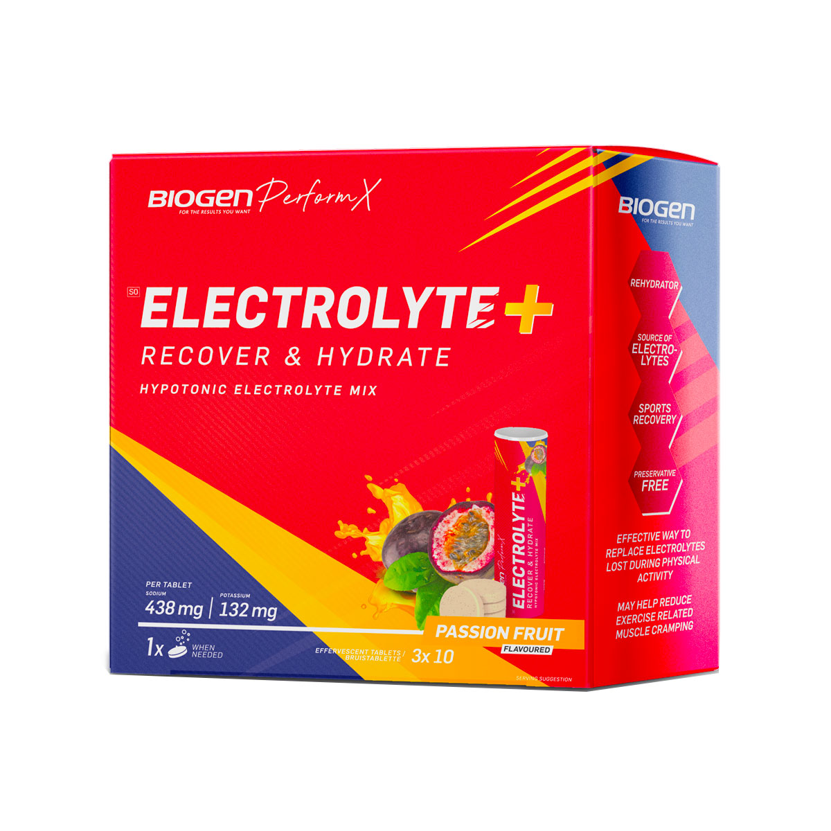 Electrolyte Plus Fizzy Value Pack - 30 Tabs / Assorted 1 | Biogen SA | Electrolyte Plus Fizzy Value Pack - 30 Tabs / Assorted 6009557140492 electrolyte plus fizzy passion fruit 30 tabs