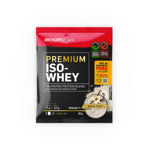 Iso Whey Premium Sample Sachet Vanilla - 30g