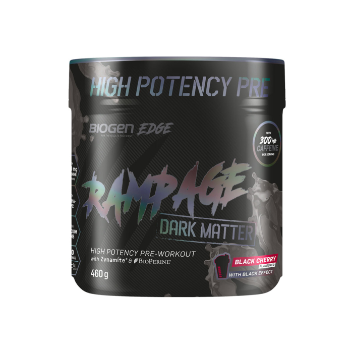 Rage Rampage Dark Matter Pre-Workout Black Cherry - 460g