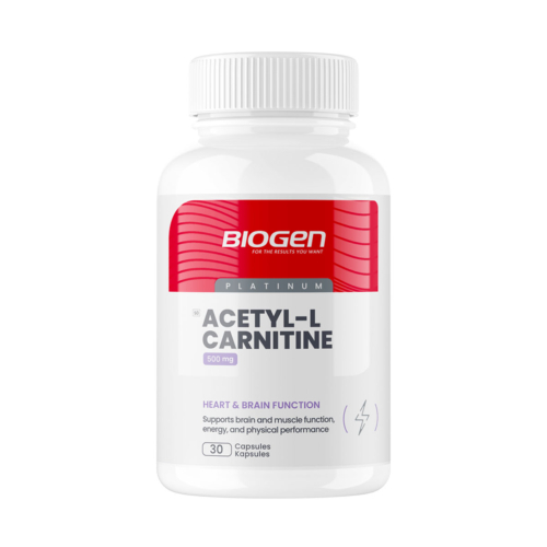 Acetyl L-Carnitine 500mg - 30 Caps