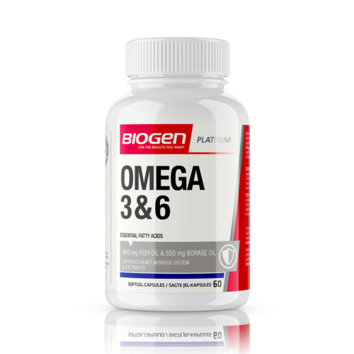 Omega 3 & 6 Fish Oil - 60 Softgel Caps