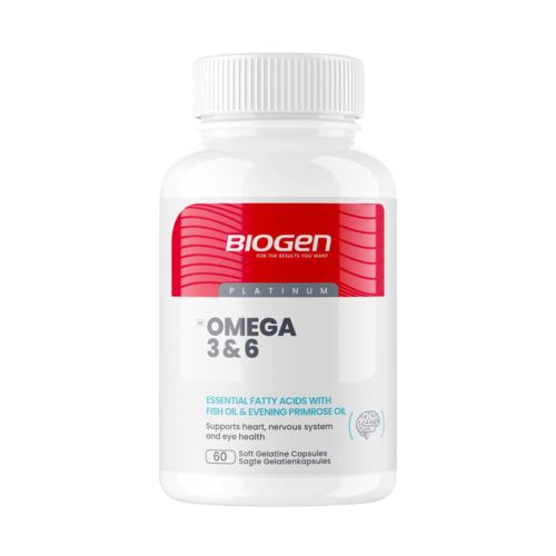 Omega 3 & 6 Fish Oil - 60 Softgel Caps
