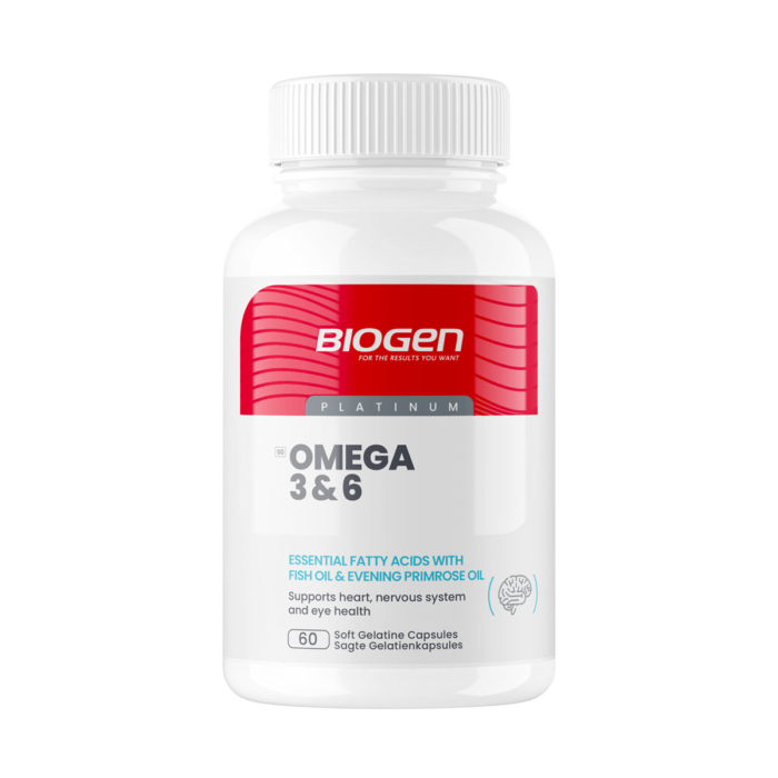 Omega 3 & 6 Fish Oil - 60 Softgel Caps