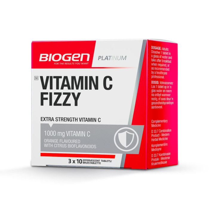 Vitamin C Fizzy 1000mg Extra Strength - 30 Tabs