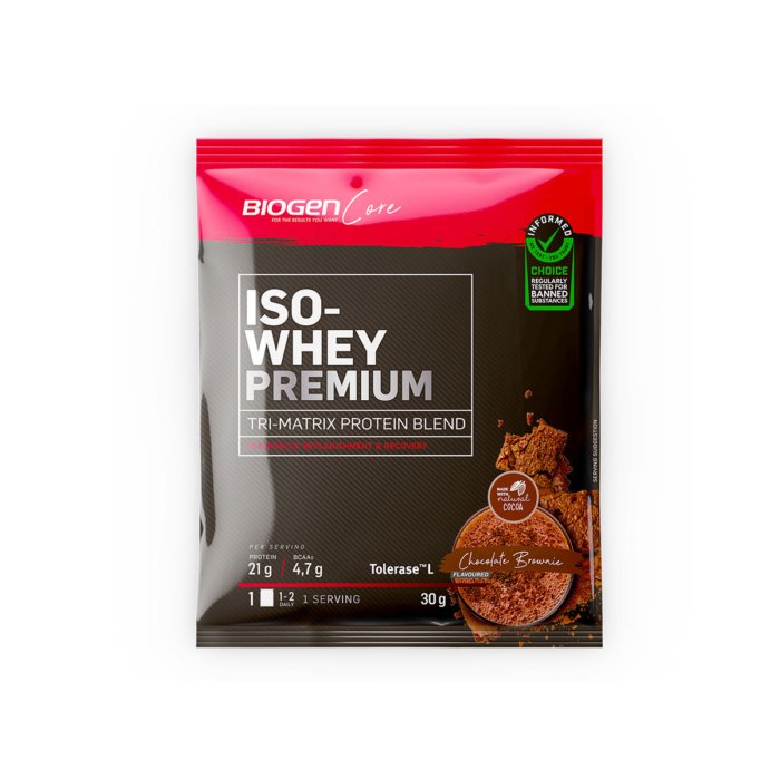 Iso Whey Premium Sample Sachet Choc Brownie - 30g