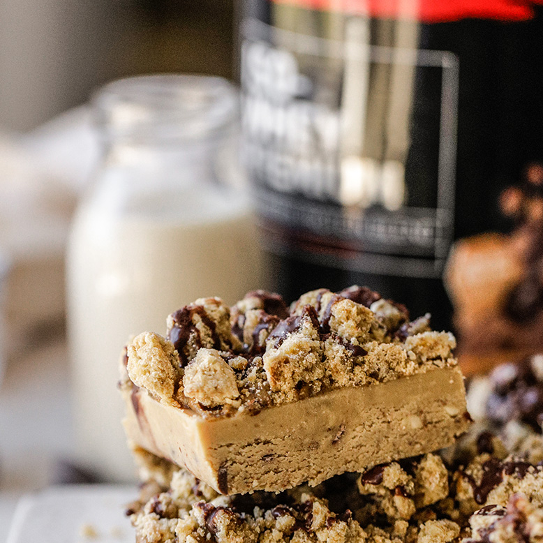 Chocolate Malt Cookie Dough Slices - Feature