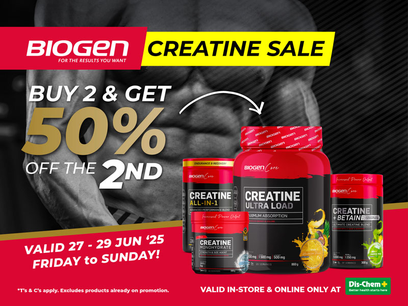 [Mobile] Creatine Sale Buy 2, Get 50% Off Second - June 25
