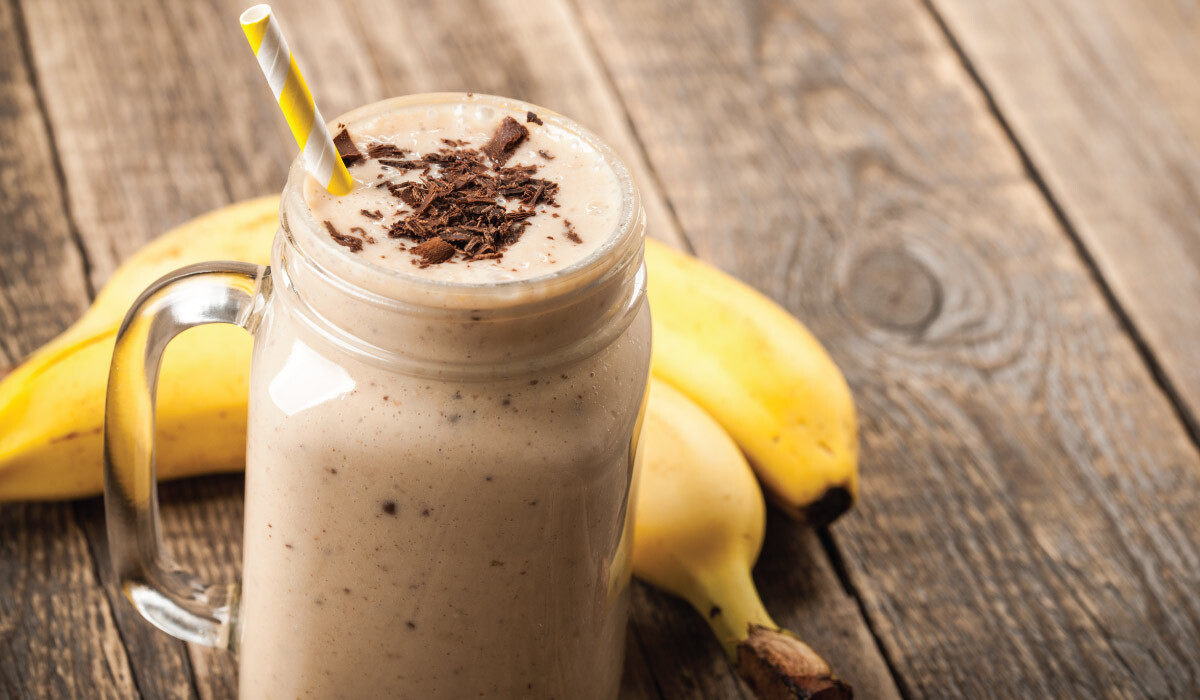 choc banana shake feature | Biogen SA | Choco-Nana Shake