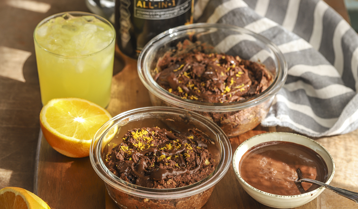 Creatine Chocolate Orange Baked Oats
