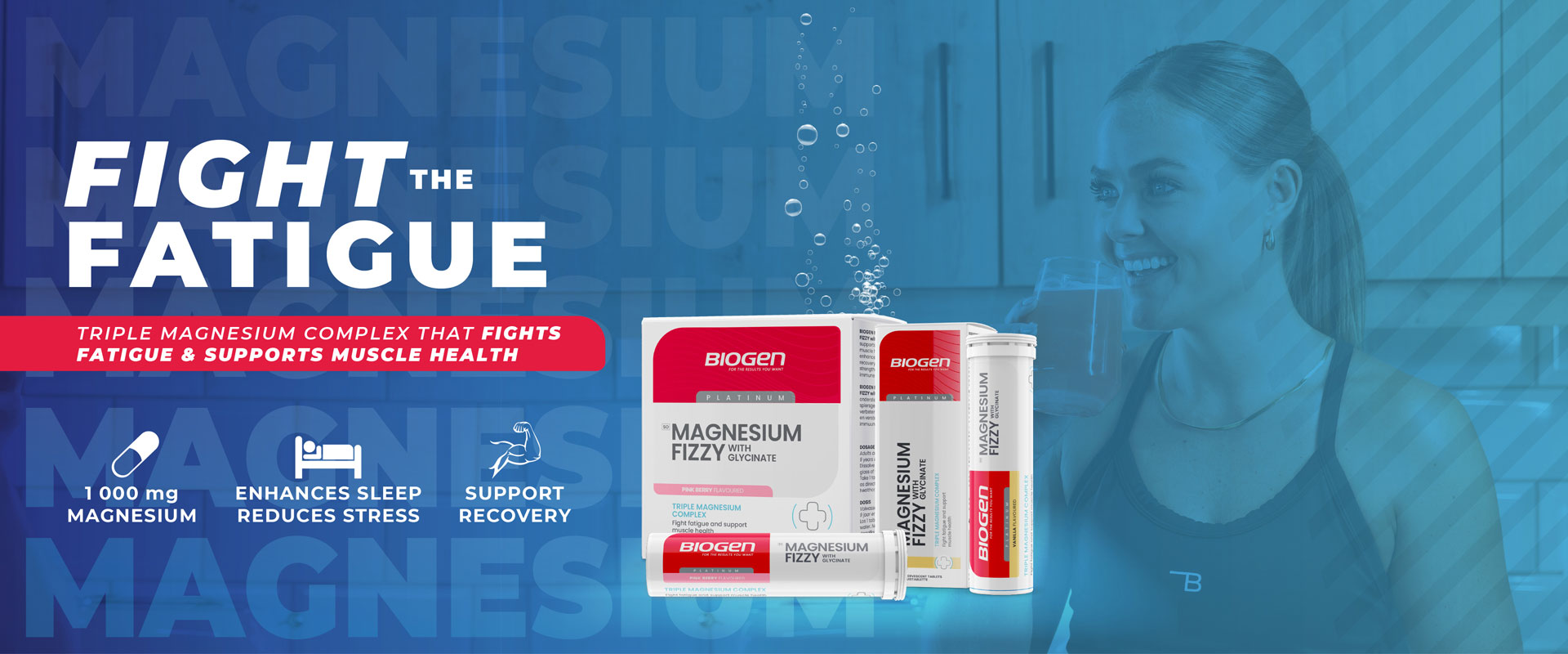 Fight the fatigue with Magnesium Fizzy