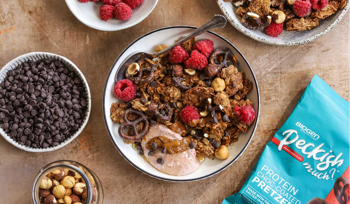 High Protein Pretzel Granola