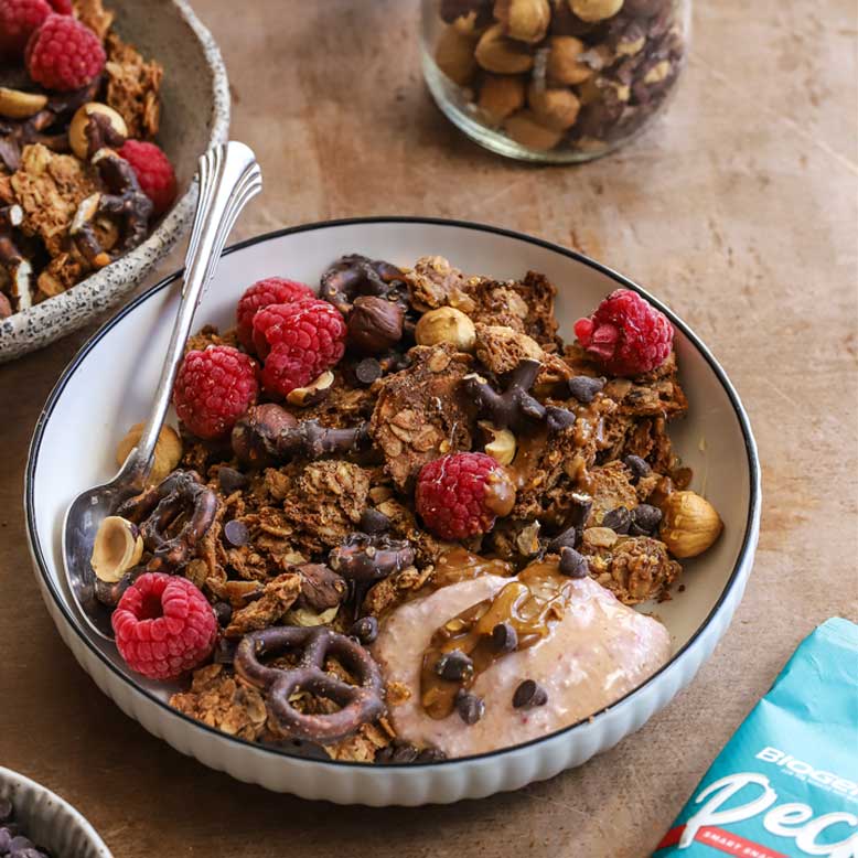 high protein pretzel granola | Biogen SA | High Protein Pretzel Granola