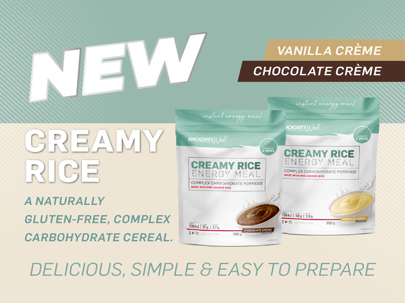 [Mobile] New Creamy Rice - A naturally gluten-free, complex carbohydrate cereal.